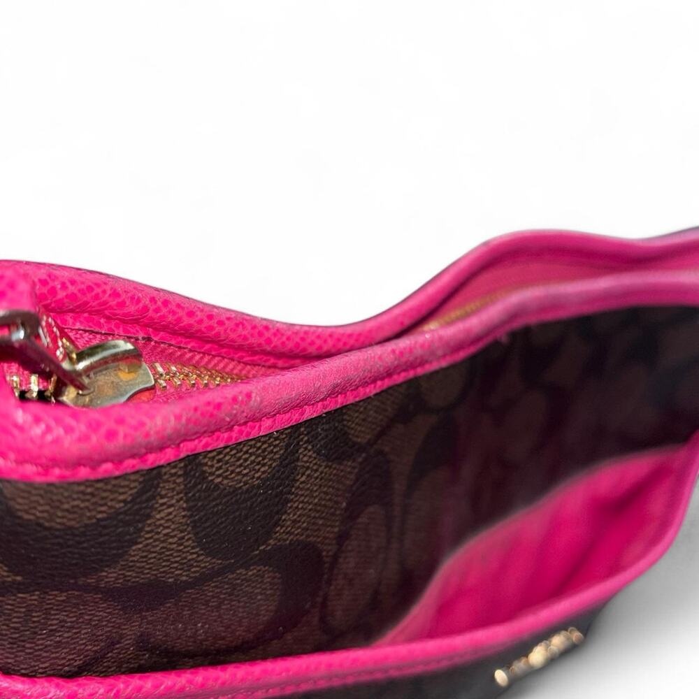 Coach brown and pink crossbody - Picture 2 of 7